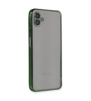 Samsung Galaxy A04 Kılıf Razer Lensli Silikon - Yeşil