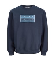 Jack & Jones JCOFUSION Erkek Bisiklet Yaka Box Fit Sweatshirt Günlük Rahat