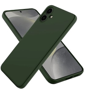 Samsung Galaxy A06 Kılıf First Silikon - Koyu Yeşil