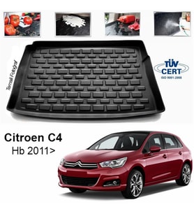 Citroen C4 Bagaj Havuzu Paspası 2011-2020