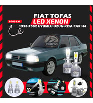 Fiat Tofaş Uzun - Kısa Far Uyumlu Şimşek Etkili Led Xenon Performance Series H4
