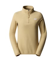 The North Face W 100 GLACIER Kadın Yarım Fermuar Polar NF0A855MLK51 (Haki)