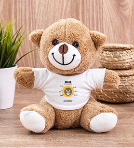 Kişiye Özel Aslan Burcuna Hediye Peluş Ayıcık