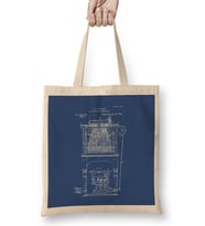 Typewriter Patent Blueprint Sholes Bez Çanta Uzun Saplı