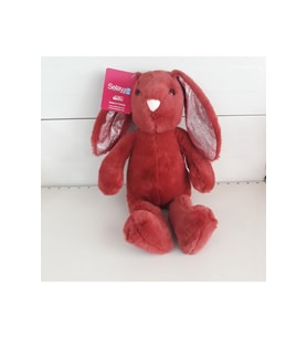Peluş Oyuncak Kiremit Renk Tavşan 40 cm (Çok Renkli)