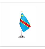 Congo Demokratik Cumhuriyeti Tekli Masa Bayrağı