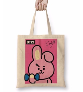 Bts T21 Cooky Bez Çanta Uzun Saplı