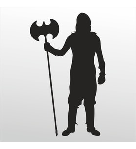 Folyo Sticker Tehlike 80cm Uzunluk (Karışık)