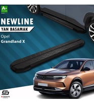 S-Dizayn Opel Grandland X 2 Hybrid NewLine Siyah Yan Basamak 183 Cm 2024 Üzeri A+ Kalite