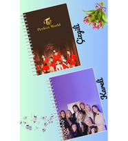 Twice defter seti 2 adet A4 boyutu 21*30 çizgili + kareli 60 syf