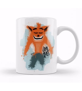 Lab Rat Crash Kupa Bardak Porselen