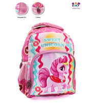 2 Gözlü Sweet Unicorn Anaokulu Çantası - Kız Çocuk Çanta Kreş Çantası - Unicorn Çanta (Çok Renkli)