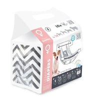 M-Pets Diapers Dişi Köpekler İçin Külot (S) 10'lu