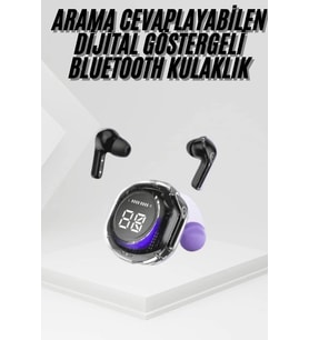 Kablosuz Dijital Göstergeli Powerbanklı Ios Android Uyumlu Kulaklık