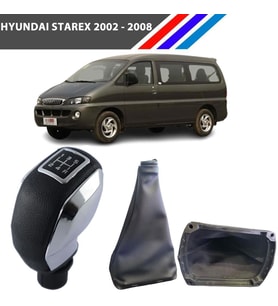 Otozet - Hyundai Starex Spor Vites Topuzu Parlak Kapak Detaylı ve Körüğü Takım 2002-2008