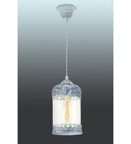 Eglo 49204 İç Mekan ” Langham ” Gri-Mavi Renk Dökme Çelik Tekli Sarkıt Lamba Ip20 E27 Max: 1X60W Çap