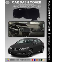 HONDA CIVIC FB7 (2011-2015) Torpido Örtüsü Torpido Koruma Tam Uyum Çatlamayı Önler Kolay Montaj