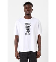 Jack Skellington I Need Candy Beyaz Erkek Oversize Tshirt