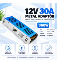 12V 30A Metal Adaptör