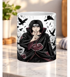 Itachi Uchiha Kupa Bardak Naruto Anime Kupa Anime Severlere Hediye 330 ml Porselen