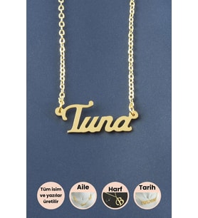 Tuna İsimli Kolye