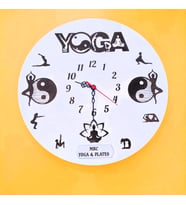 YOGA & PiLATES Duvar Saati (Çok Şık Hediye isim yazılır)