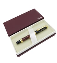 Signator® ST155 Kabartma Desenli Crocodile Metal Bordo Roller Kalem  İsme Özel Kalem (Karışık)