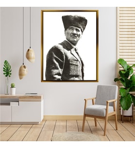 ÇERÇEVELİ ATATÜRK TABLO S467