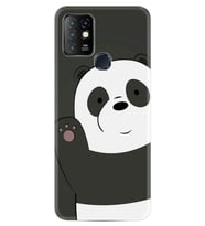Infınıx Hot 10 Kılıf Silikon Desen Özel Seri Hello Panda 1709