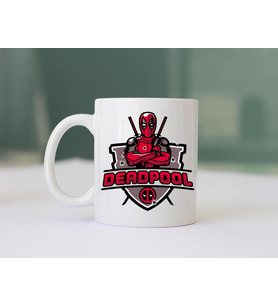 Deadpool Karikatür Baskılı Kupa Bardak