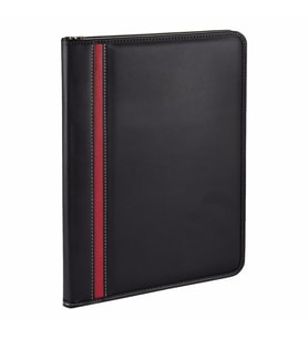 SEKRETERLİK HESAP MAKİNALI FERMUARLI A4 (100 YAPRAK) 25,5X34 CM (Siyah)