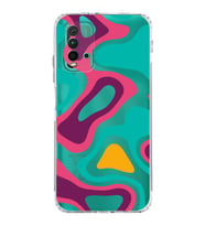 Xiaomi Redmi 9T  Kamera Korumalı Kapak Renkli Desen Tasarımlı Şeffaf  Kılıf