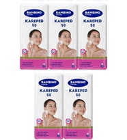 Bambino Cotton Kare Makyaj ve Bebek Temizleme Pamuğu 250 Adet (Kare En-Boy 7CM) (5PK*50)
