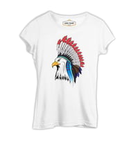 Indian Flying Beyaz Kadın Tshirt