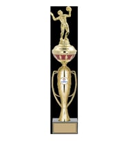 ODAK KUPA - Figürlü Kupalar - Voleybol Kadın Figürlü Kupalar FG-073 C - 49 cm