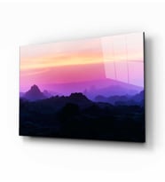 Doğa Manzara Cam Tablo 4mm Dayanıklı Temperli Cam