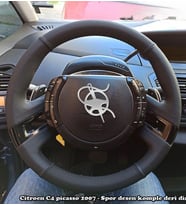 Citroen C4 Picasso 2012 Araca Özel Direksiyon Kılıfı (NOKTA DÜZ) (Karışık)