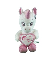 63019 Peluş 60 cm Kalpli Boynuzlu At