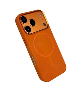 Joko Apple İphone 17 Pro Max Luno Deri Magsafe Kapak - Turuncu