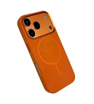 Joko Apple İphone 17 Pro Max Luno Deri Magsafe Kapak - Turuncu