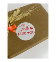 Just For You Kalpli Yuvarlak Yapışkanlı Etiket 5x5 cm 100 adet
