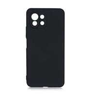 Coverzone Xiaomi Mi 11 Lite ?le Uyumlu K?l?f Z-Mara Lansman Vieri Tam Koruma Arka Kapak Kamera Koruma �?k?nt?l? P�r�zs�z Y�zey Siyah
