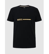 Hugo Boss Erkek Bisiklet Yaka Tişört 50484328 U006976 - SIYAH  (Siyah)