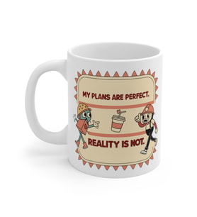 Perfect Plans Coffee Mug  - Komik Hediye Kupa  Ofis Arkadaşına Harika Hediye