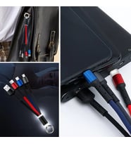 Işıklı Anahtarlık Model 3 in 1 USB Çıkışlı MİKRO,TYPE-C ve İphone Uyumlu Şarj Kablosu (5343)