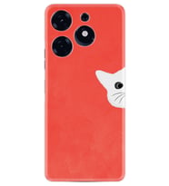 Spark 10 Pro Kılıf Silikon Desen Özel Seri Kedoş 1735