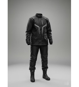 Motosiklet Lüx Yağmurluk Takım Waterproof Oxford Kumaş Astarlı Yağmurluk Takımı