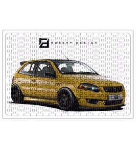 Fiat Palio Abarth Race Style 02 Puzzle 240 Parça Yapboz