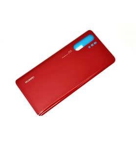 Tkgz Huawei Uyumlu P30 PRO Arka Kapak (CAM) KIRMIZI