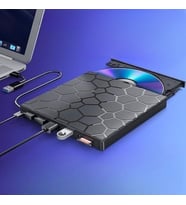 Monozone Harici CD DVD Yazıcı Okuyucu USB 3.0 + Type-C – 8’si 1 Arada Çoklayıcı Hub SD/TF Kart Destekli